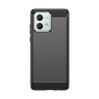 Dėklas Carbon Case for Motorola Moto G84 - Juodas