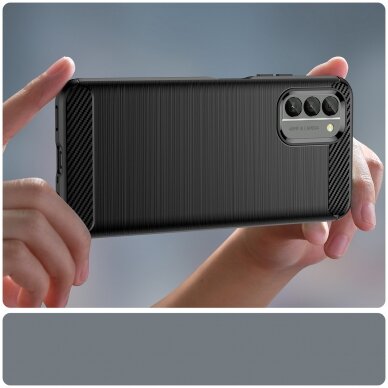 Dėklas Carbon Case for Nokia G400 Juodas 5