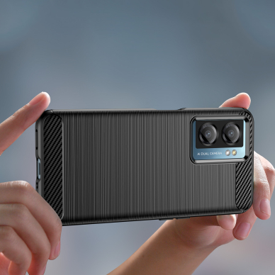 Dėklas Carbon Case for Xiaomi Poco F4 5G Juodas 11