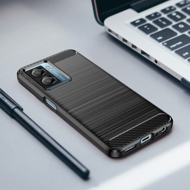 Dėklas Carbon Case for Xiaomi Poco F4 5G Juodas 13