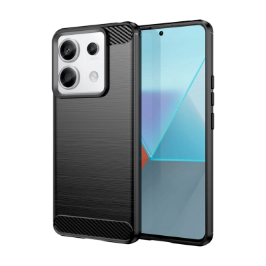 Dėklas Carbon Case for Xiaomi Redmi Note 13 Pro+ - Juodas