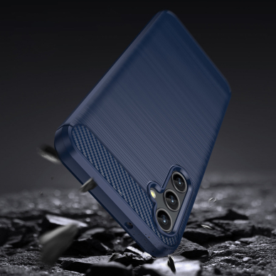 Samsung Galaxy A14 Dėklas Carbon Case 5G Mėlynas 3