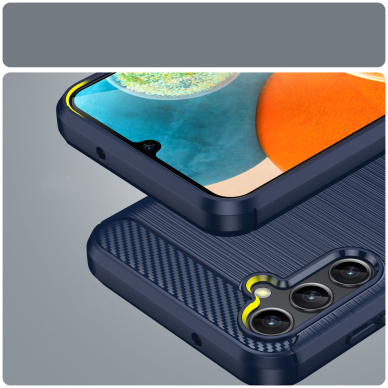 Samsung Galaxy A14 Dėklas Carbon Case 5G Mėlynas 6