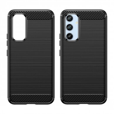 Samsung Galaxy A54 5G Dėklas Carbon Case Juodas 1