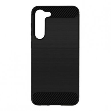 Dėklas Carbon Case Samsung Galaxy S23 juodas 1