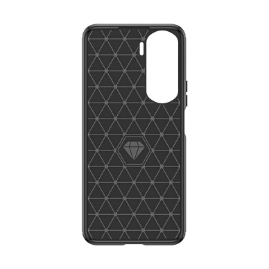 Dėklas Carbon Case Silikoninis dėklas skirta Honor 90 Lite - Juodas 3