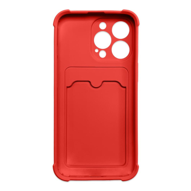 Dėklas Card Armor Case iPhone 12 Pro Max Raudonas 1