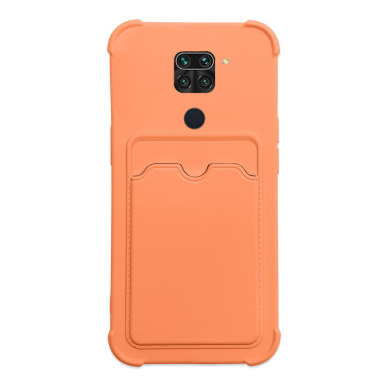 Dėklas Card Armor Case Xiaomi Redmi 10X 4G / Xiaomi Redmi Note 9 oranžinis