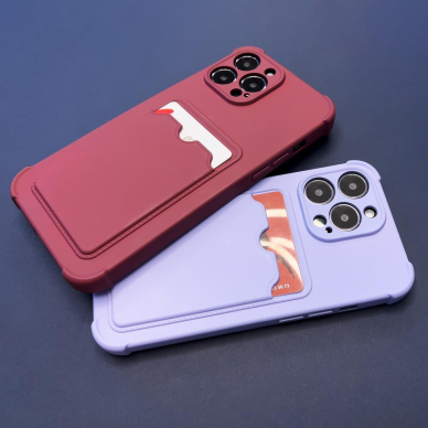 Dėklas Card Armor Case Xiaomi Redmi Note 10 / Redmi Note 10S Raudonas 5