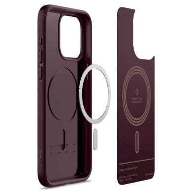 Dėklas Caseology Parallax Mag case su MagSafe skirta iPhone 15 Pro - Bordo 8