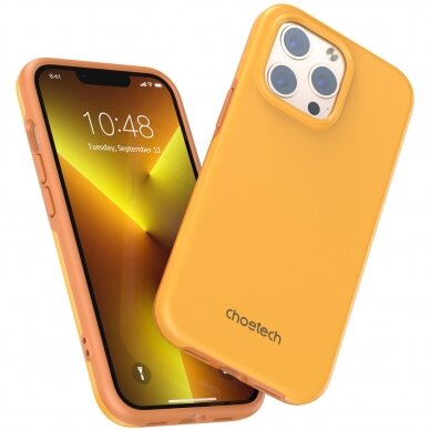 Dėklas Choetech case iPhone 13 Pro Max Oranžinis (PC0114-MFM-YE) 1