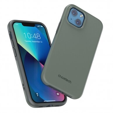 Dėklas Choetech MFM Anti-drop iPhone 13 mini Žalias (PC0111-MFM-GN)