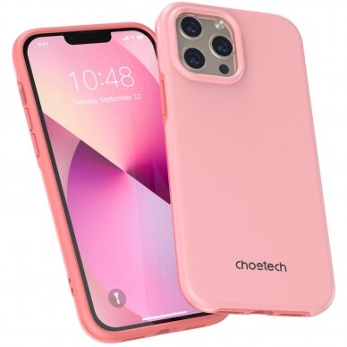 Dėklas Choetech MFM Anti-drop iPhone 13 Pro Max Rožinis (PC0114-MFM-PK)