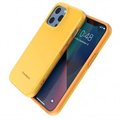 Dėklas Choetech MFM Anti-drop iPhone 13 Pro Oranžinis (PC0113-MFM-YE) 6