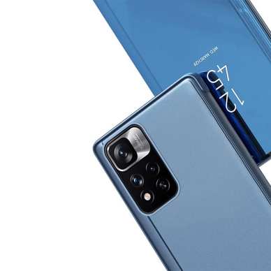 Dėklas Clear View Xiaomi Redmi Note 11 Pro + 5G / 11 Pro 5G / 11 Pro Mėlynas 1