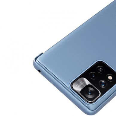 Dėklas Clear View Xiaomi Redmi Note 11 Pro + 5G / 11 Pro 5G / 11 Pro Mėlynas 2