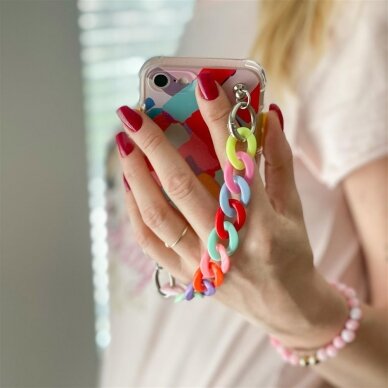 Akcija! Iphone 13 Mini Dėklas Color Chain Case  multicolour (4) 1