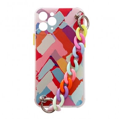 Dėklas Color Chain Case Samsung Galaxy A22 4G Spalvotas (3)