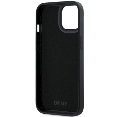 Dėklas DKNY 3D Rubber Repeat Pattern  iPhone 15 Plus - Juodas 6