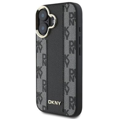 Dėklas DKNY Checkered Pattern Magsafe iPhone 16  - Juodas 1