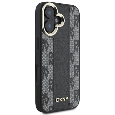 Dėklas DKNY Checkered Pattern Magsafe iPhone 16  - Juodas 3