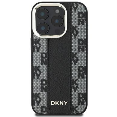 Dėklas DKNY Checkered Pattern Magsafe iPhone 16 Pro  - Juodas 2