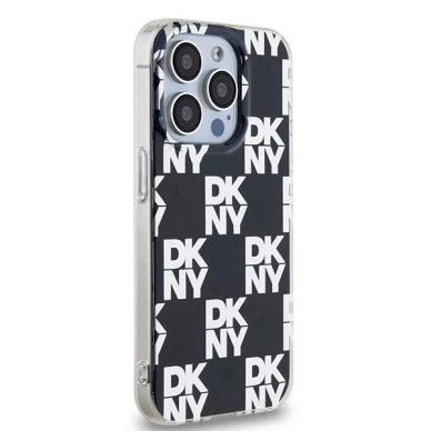 Dėklas DKNY IML Checkered Mono PatterniPhone 15 Pro Max - Juodas 3