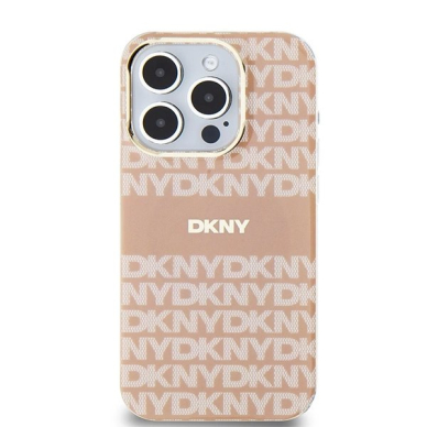 Dėklas DKNY IML MonoStripe MagSafeiPhone 13 Pro / 13 - Rožinis 2