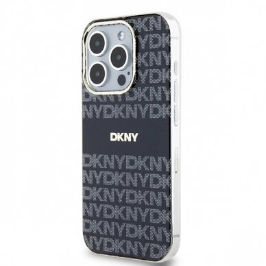 Dėklas DKNY IML MonoStripe MagSafeiPhone 13 Pro Max - Juodas 1