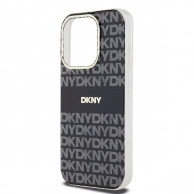 Dėklas DKNY IML MonoStripe MagSafeiPhone 13 Pro Max - Juodas 5