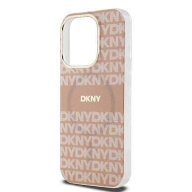 Dėklas DKNY IML MonoStripe MagSafeiPhone 13 Pro Max - Rožinis 5