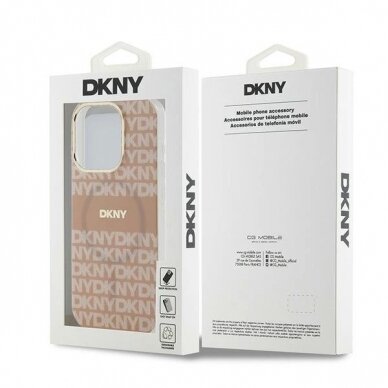 Dėklas DKNY IML MonoStripe MagSafeiPhone 14 Pro Max - Rožinis 7