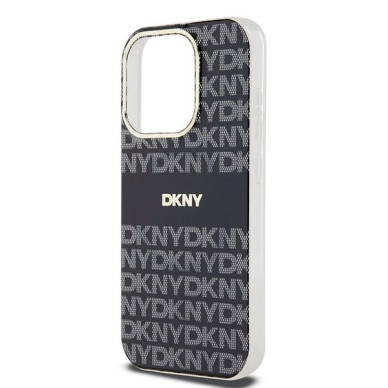 Dėklas DKNY IML MonoStripe MagSafeiPhone 15 Pro - Juodas 5