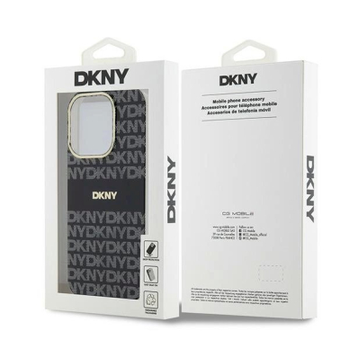 Dėklas DKNY IML MonoStripe MagSafeiPhone 15 Pro - Juodas 7