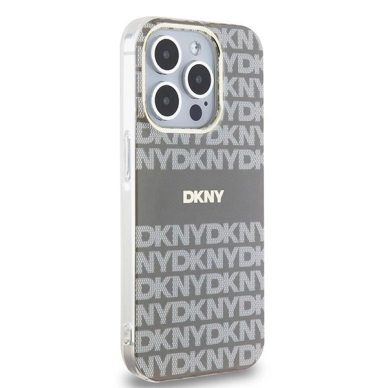 Dėklas DKNY IML MonoStripe MagSafeiPhone 15 Pro Max - Smėlinis 3