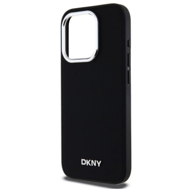 Dėklas DKNY Plain Logo MagSafe iPhone 15 Pro Max  - Juodas 5