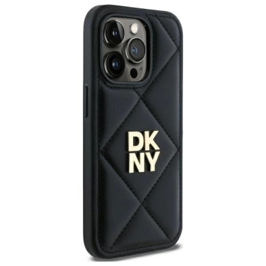 Dėklas DKNY Quilted Stack Logo iPhone 14 Pro  - Juodas 3