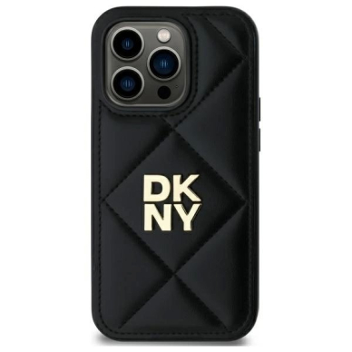 Dėklas DKNY Quilted Stack Logo iPhone 14 Pro Max  - Juodas 2