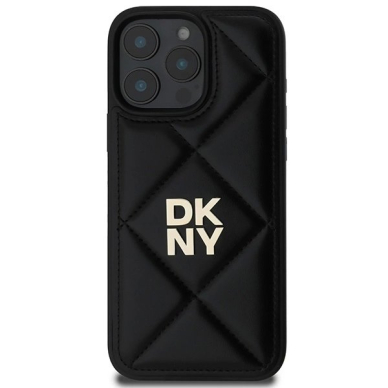 Dėklas DKNY Quilted Stack Logo iPhone 16 Pro  - Juodas 2