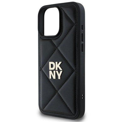 Dėklas DKNY Quilted Stack Logo iPhone 16 Pro  - Juodas 5