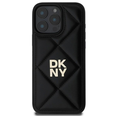 Dėklas DKNY Quilted Stack Logo iPhone 16 Pro Max  - Juodas 2