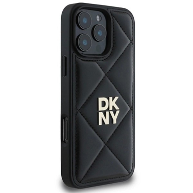 Dėklas DKNY Quilted Stack Logo iPhone 16 Pro Max  - Juodas 3