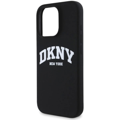 Dėklas DKNY Silicone White Printed Logo MagSafe iPhone 16 Pro  - Juodas 5