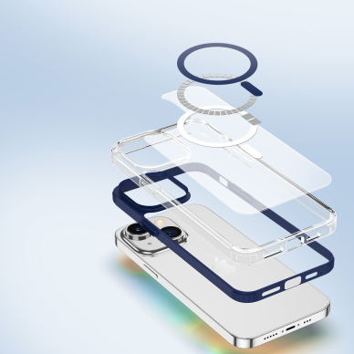 Dėklas Dux Ducis Clin2 case for iPhone 14 (MagSafe) Mėlynas 3