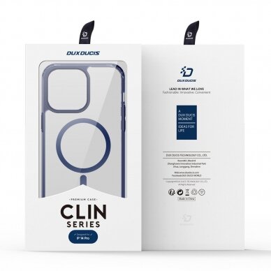 Dėklas Dux Ducis Clin2 case for iPhone 14 Pro (MagSafe) Mėlynas 4