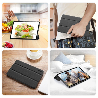 Dėklas Dux Ducis Domo flip and smart sleep case for Lenovo Tab M11 - Juodas 7