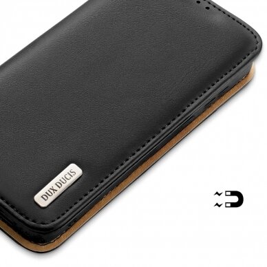 Dėklas Dux Ducis Hivo case with flap and RFID blocking for Samsung Galaxy S24 - Juodas 5