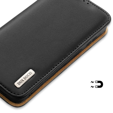 Dėklas Dux Ducis Hivo Leather Samsung Galaxy S22 Plus Juodas 5