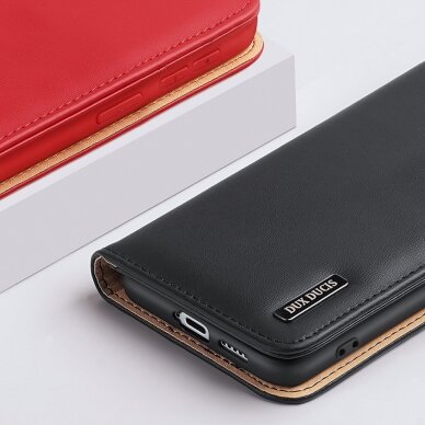 Dėklas Dux Ducis Hivo Leather Samsung Galaxy S22 Plus Raudonas 16