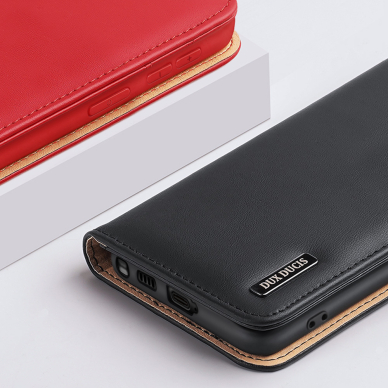 Samsung Galaxy S22 Ultra Dėklas Dux Ducis Hivo Leather  Mėlynas 17